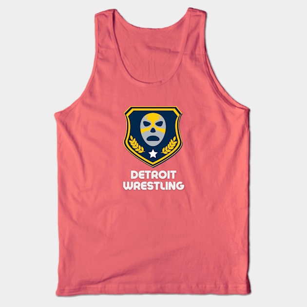 Detroit Wrestling "Walmart Blue" Tank Top by DDT Shirts